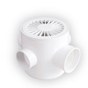 Caixa Sifonada Redonda 100Mm Branca - Luconi