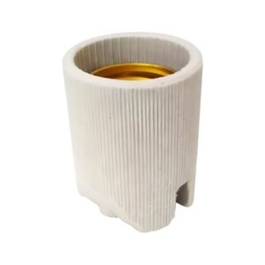 Soquete Em Porcelana Sem Borda Mod. E-27 - Prismatec