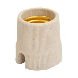 Soquete Em Porcelana Com Borda Mod. F-519 - Prismatec