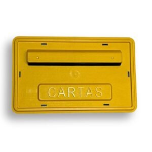 Caixa De Correio Pvc Para Portão Amarela - Set Iluminação