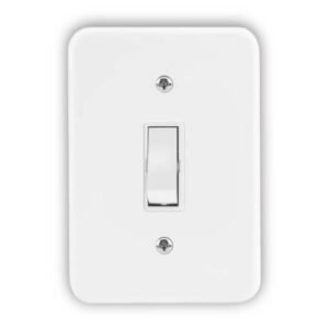 Interruptor Simples C/ Placa (Pollar Branca) - Radial