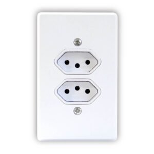 2 Tomadas Distanciadas C/ Placa - Radial