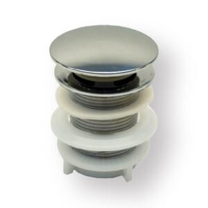 Válvula De Tanque Crom. Click C/ Botão Luconi