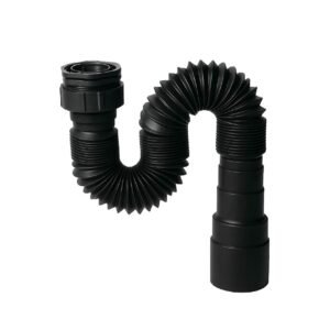 Sifão Inteligente Preto C/ Porca Plástica Luconi