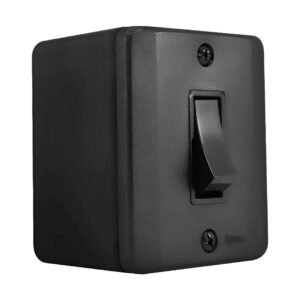 Interruptor C/ 1 Tecla Simples E Placa Linha R Black - Radial