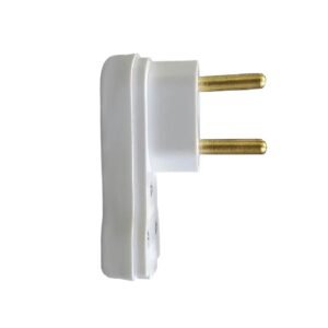 Plug Macho Prensa Cabo Horizontal Cinza 2P 10A - Eco