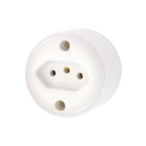 Tomada De Sobrepor 2P+T Modelo Padrão Branca 10A - Eco