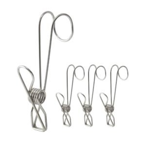 Prendedor De Roupa C/ Gancho De Inox (Pcte C/ 06 Unid.) - Pentech