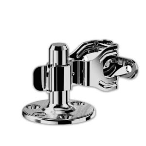 Trava Porta Piso Metalico Cromado - Soprano