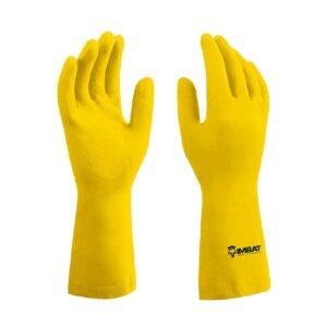Luva Látex Forrada Amarela G - Imbat