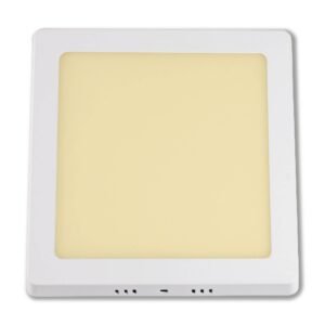 Luminaria Sobrepor Quadrada 18W Amarela 3.000K - Jng