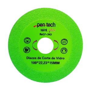 Disco De Corte De Vidro 100X22,23X15Mm - Pentech